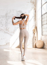 HERA - COMPRESSION LEGGING - WATER BEIGE - VECTOR SPORTSWEAR